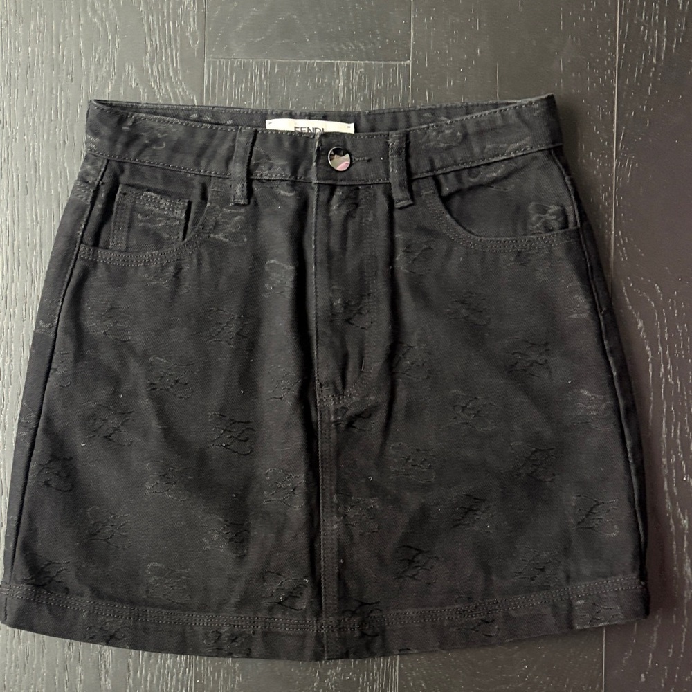 Fendi Black Women's A-line Skirt